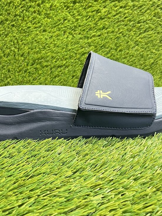 KURU Other - Kuru Moment Mens Size 13 Navy Blue Beach Walking Outdoor Slip On Slide Sandals